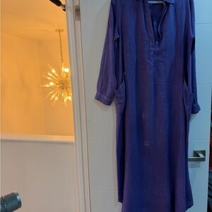Relaxed Indigo Tunic Dress